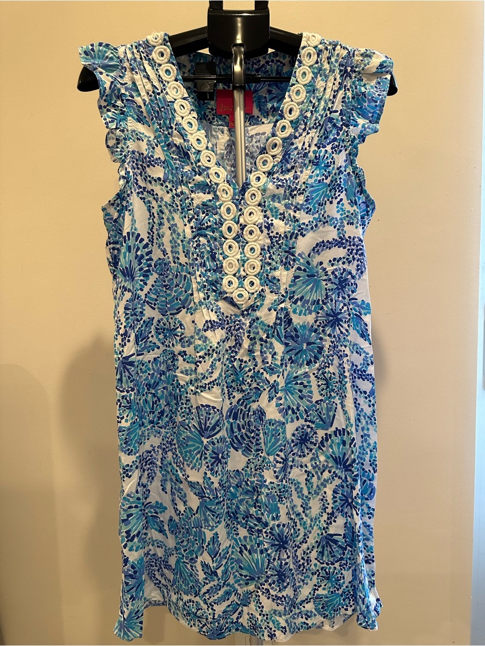 Lilly Pulitzer Joan Tunic Dress in Blue Ibiza Now You Sea Me